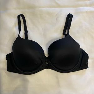 Victorias Secret 36C Lined Demi Bra Black